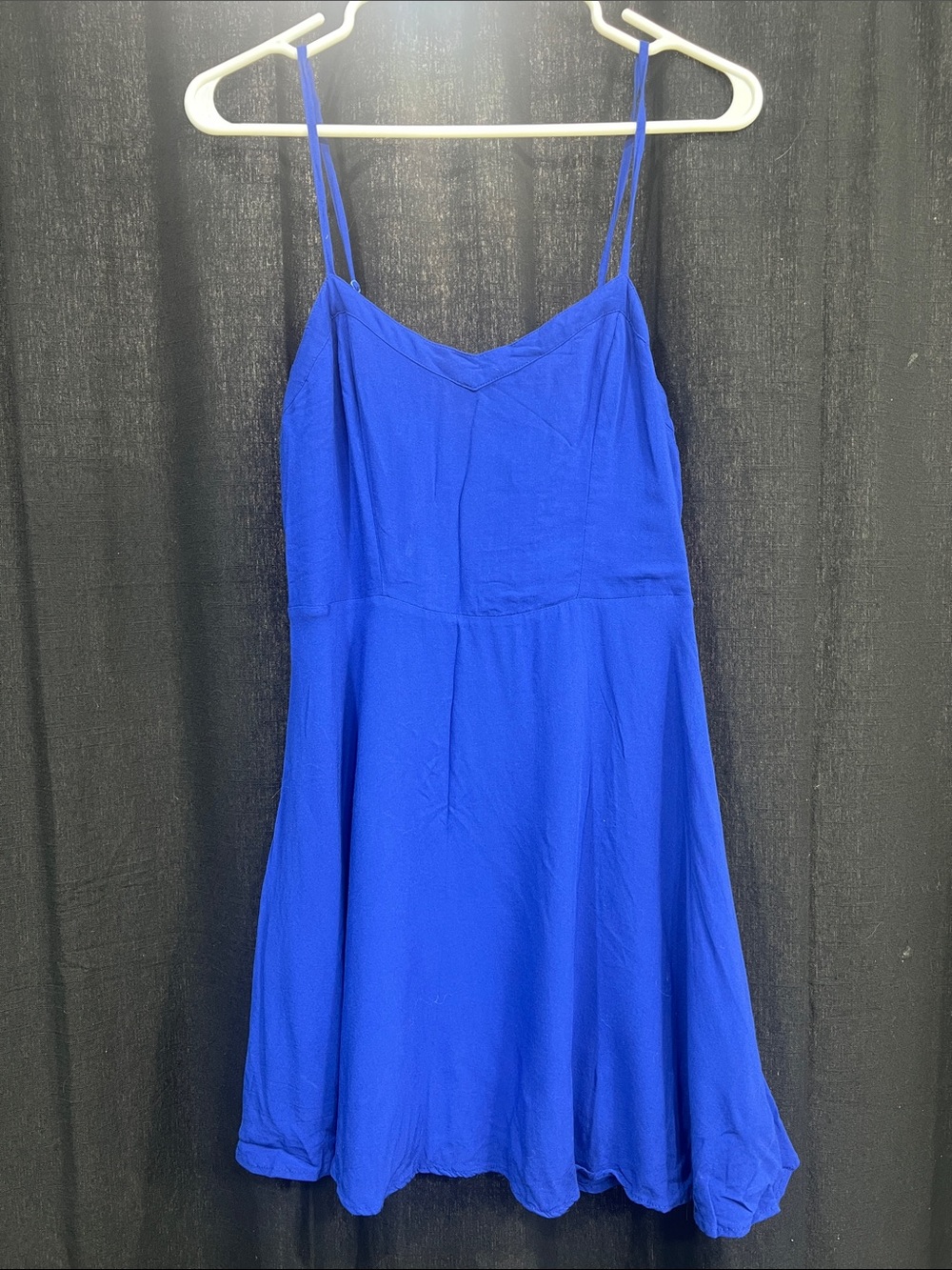 Forever 21 Royal Blue Spaghetti Strap Mini Dress